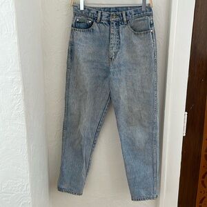 HENRY Women's Vintage Tappered Jeans Size 28 in Light Blue